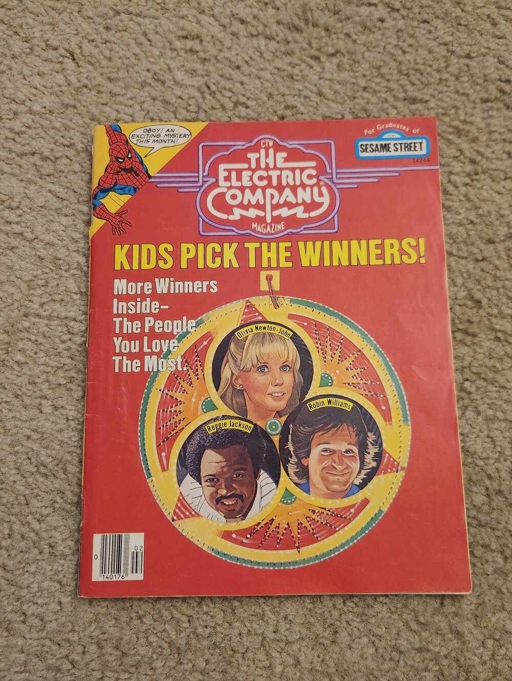 Electric Company Magazine (1972 Children's Television‎ Workshop) Spiderman